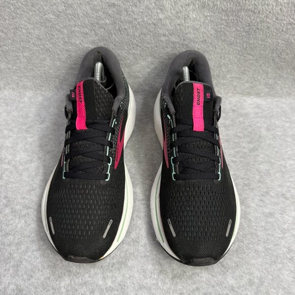 Brooks Shoes Womens Size 8.5 Ghost 14 Black Athletic Running Sneaker 1203561B013 - Picture 3 of 10